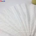 Nuevo diseño de sábana 100% bordado de tela de encaje de algodón